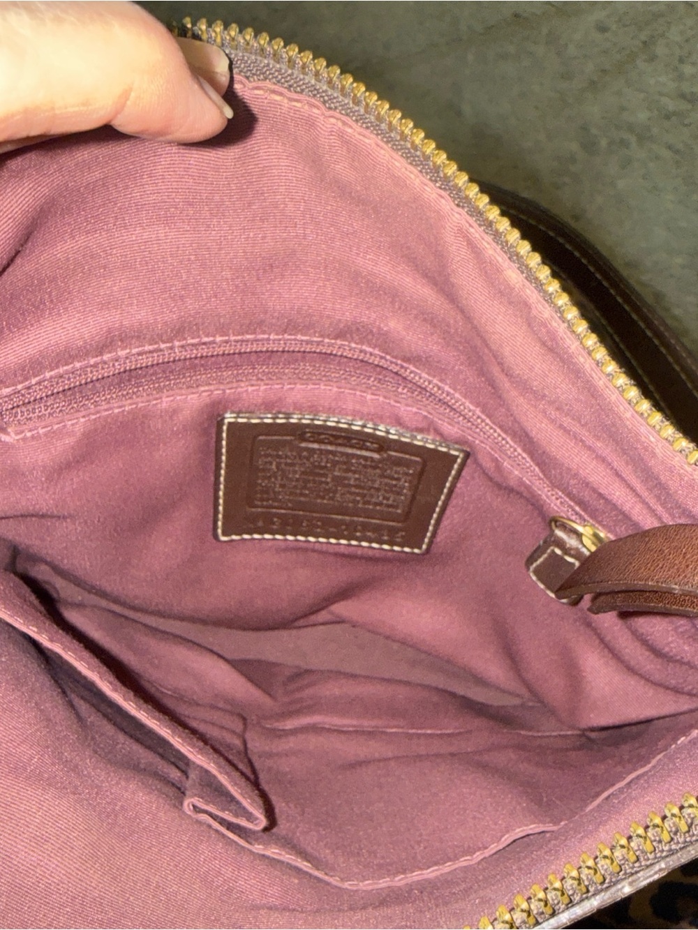 "Vintage Y2K Coach Limited Edition Holiday Patchwork Crossbody Bag 10435" - Picture 5 of 7
